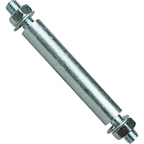 Schubkarren Rad mit Achse 400 mm und Metallfelge luftbereift -Neu