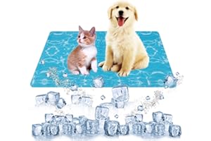 Boruit Tappetino refrigerante per cani, 65x50CM Tappetino di raffreddamento per cani grandi per animali domestici