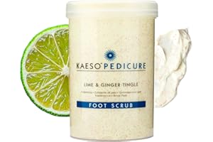 Kaeso Fußpeeling, Prickelnde Limette und Ingwer, 1200 ml