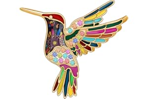 DOWAY Esmalte Colibrí Broche Alfileres Para Mujeres Niñas Ropa Alfileres De Seguridad Colibrí Regalos