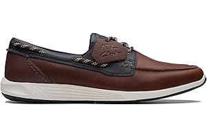Clarks Sneaker ATL Sail Go, Glattleder, Braun, Herren