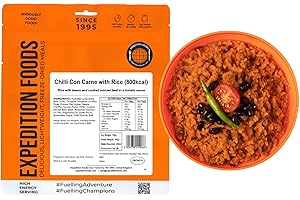 EXPEDITION FOODS EXPEDITIONFOODS.COM Expedition Foods Chilli Con Carne with Rice | Freeze-Dried Camping & Hiking Food