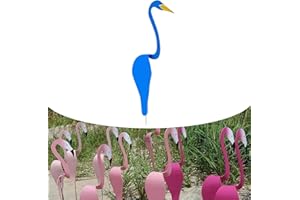 YVBER Swirl Bird,Tianbi Swirl Bird Garden DecoracióN, Flamingo Hecho A Mano,Esculturas De JardíN, Esculturas De Viento,DecoracióN ArtíStica para Patio,Patio,Estanque Al Aire Libre,Fuente De Piscina