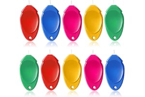 ZZLBZN Needle Threaders, 10 Pcs Easy Insertion Needle Threader for Hand Sewing, Yarn, Embroidery and Cross Stitch（Oval）