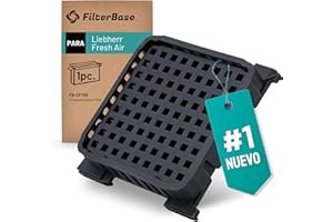 FilterBase® Filtro Fresh Air para frigorífico Liebherr | 1 pieza | Filtro de carbón activo compatible con 9096989 9882460 988246000 y 7440021-00