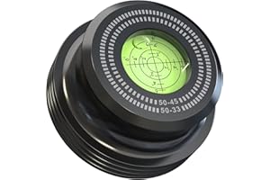 Mersoco Schallplattengewicht, Plattenspieler 50Hz Schallplatten-Gewichtsstabilisator Gewichtsstabilisator mit Wasserwaage für LP-Vinyl-Plattenspieler