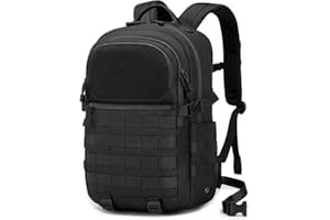 HALOVIE Sac à dos Tactique Militaire 28L, Ultraléger Sac à dos de Randonnée Multi-poches pour Voyages Excursion Camping Pêche
