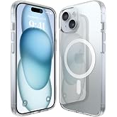 Babilden iPhone 14 Plus İ&ccedil;in Kılıf Magsafe İle Uyumlu Şeffaf Sert Kristal Mika Sararmaz Telefon Kılıfı