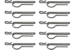 POSEIDON-ANGELSPORT Poseidon Full Metal Lead Clip - 10 Einhänger zum Karpfenangeln, Leadclip für Karpfenblei zum Angeln auf Karpfen