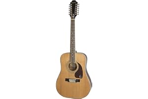 Epiphone DR-212 Dreadnought 12-strunowa gitara akustyczna, korpus mahoniowy, góra świerkowa, waga 25,5