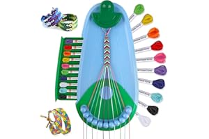 Plunack Kit Bracciale Dell'Amicizia, Kit Crea Braccialetti Bambina 6-12 Anni, Arti e mestieri per bambini Giocattoli, Regali di Natale Creativi Bambina 6 7 8 9 10 11 12 Anni