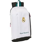 Safta Real Madrid EQUIPACI&Oacute;N 26/27 &ndash; Mini Backpack for Daily Use, Ideal for Children of Different Ages, Comfortable and Versa