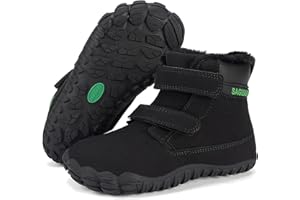 SAGUARO Enfant Barefoot Shoes Bottes de Neige avec Doublure Chaude Imperméables