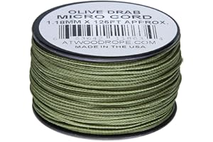 Atwood Rope MFG Micro Cord 125ft Olive Drab