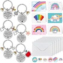 Regalo per insegnante di scuola, portachiavi grazie insegnante, regalo per insegnante - Italia