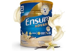 Ensure Advance Integratore Alimentare Proteico in Polvere, con 27 Vitamine e Minerali, Integratore Alimentare con Proteine, Calcio e HMB, Confezione 850g, Gusto Vaniglia
