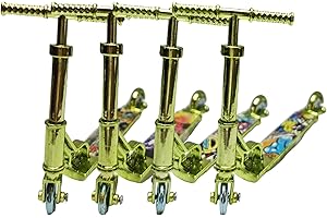 JRYGAC 4 Piezas Finger Skate Mini Monopatines y Monopatines Skate Dedos Fingerboard para Niños con Movimiento de los Dedos y Accesorios de Entrenamiento(Verde)