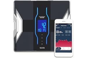 Tanita RD-953 Analyseur de composition corporelle Noir connecté Bluetooth My TANITA Healthcare App