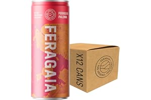 Feragaia Pre-Mixed Paloma Cocktail 250ml x 12 - Uniquely Crafted Alcohol-free Mocktails Ready To Drink - Refreshing Depth of Flavour - Vegan & Gluten Free