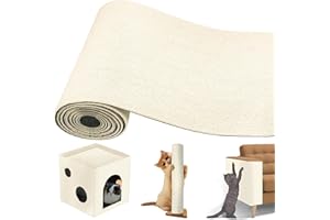 SilverChry samoprzylepny dywan do drapania na ścianę z kotem, mata do drapania dla kotów, ochrona przed zadrapaniami na sofę, kota, 100 x 30 cm, do dywanów, sof, mebli