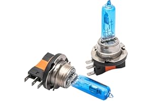 TOTMOX Lampadina a scarica allo xeno Super Bright White Warm 12 V Lampadina allo xeno Faro 55 W Lampada di ricambio H15 Lampadina Faro Lampade