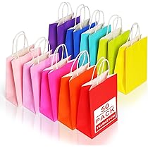 10 Sacchetti Regalo In Carta Kraft Con Finestra Sacchetti Di