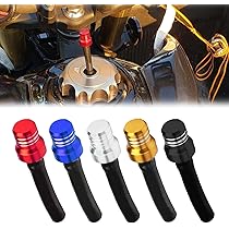 VALVOLA SFIATO TAPPO SERBATOIO BENZINA ALLUMINIO CHROME E TUBO NERO - Foto 6