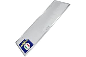 Aluminio Filtro Rejilla de Grasa para Campana Extractora 560 x 200 x 9 mm con Código Original GRI0077330A para Elica - MADE IN ITALY - Garantía de 10 Años - MONTERAL
