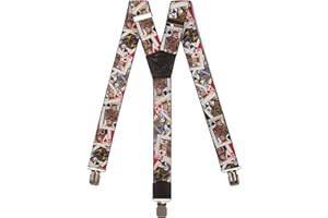 Olata Bretelles Y pour Hommes à Motifs - 4 cm