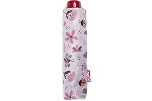 VOGUE - Paraguas plegable colección XUVA Eco. Apertura manual. Inspirado en un entorno Eco-Friendly. Tejido Pongee. Paraguas con sistema Anti-viento.