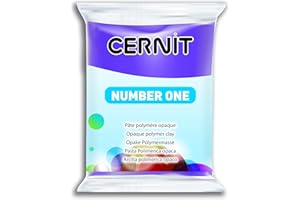 CERNIT Nummer eins Lehm 56g, violett, 7 x 5.5 x 1.5 cm