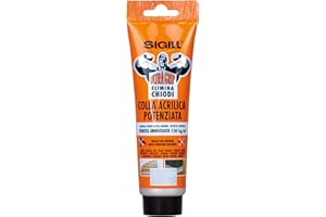 SIGILL, Ultra Grip Elimina Chiodi, Colla di Montaggio Potenziata per L'incollaggio Senza Utilizzo di Chiodi o Viti, Effetto Ventosa con Presa Iniziale 130 kg, Senza Solventi, Made in Italy, 125 ml