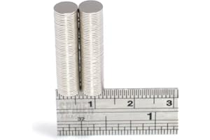 Spider Magnetics Ltd 100 Magnets 6x0.5 mm Neodymium Disc small thin round magnet 6mm dia x 0.5mm