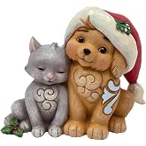 Enesco Jim Shore Heartwood Creek Noel Baba Şapkalı Yavru Kedi Yavrusu 4,4 in&ccedil; 6011485