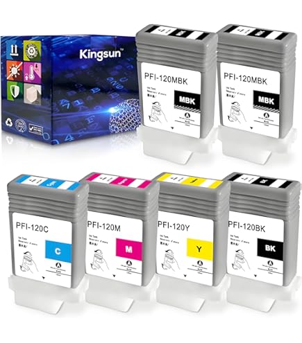 Canon PFI-120MBK (2884C001AA) Standard Yield Ink Cartridge Matte