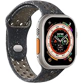 Microsonic Apple Watch Series 8 45mm i&ccedil;in Kordon Flame Circle Siyah [Watch Series 8 45mm ile Uyumlu Kordon - Siyah]