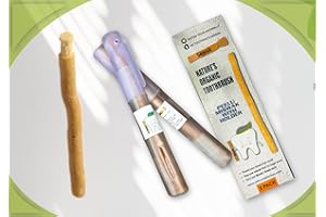 Miswak Stick | SEWAK Natural Toothbrush Sticks | Chewable for Teeth Cleaning | Siwak | Meswak | Salvadora Persica Stick | with Holder (2 Units)