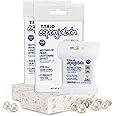 T.Taio Esponjabon Mother of Pearl Soap Sponge - Revitalizing Shower Scrubber for Bath Wash & Oil Removal - Bathroom Essentials with Fresh Scents - Pearl with Mini