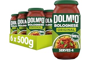 Dolmio Original Bolognese Tomato Pasta Sauce Jar Multipack 6 x 500 g