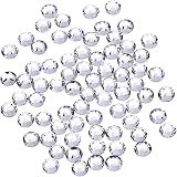 1440 Pack Crystal Flat Back Rhinestone Round Diamante Gems 4mm, Non-Self-Adhesive (Clear)