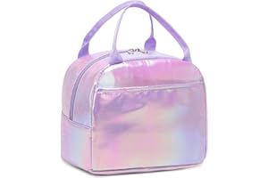 Kimwadalh Borsa Pranzo Bambina Borsa Termica Ragazza Borsa Frigo Porta Donna Borse da Picnic Borsa Snack Pranzo Termico para Viaggio, Picnic, Scuola, Ufficio