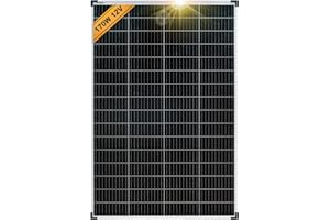enjoy solar® Monokristallines Solar panel deal für Wohnmobil, Gartenhäuse, Boot (Mono 170W)