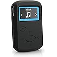 iGadgitz U3902 Étui en Silicone Coque de Protection Compatible avec Sandisk Sansa Clip Jam MP3 SDMX26-008G (2015) - Noir
