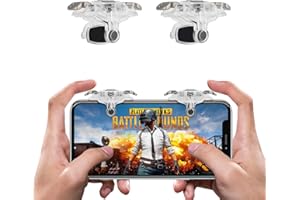 Newseego PUBG Mobile Phone Game Triggers,Trigger del Controller del Gamepad Regolabile Estensibile per Tutto il Telefono Sensibile Rapid-Fire Pulsante Trigger per PUBG-Transparente