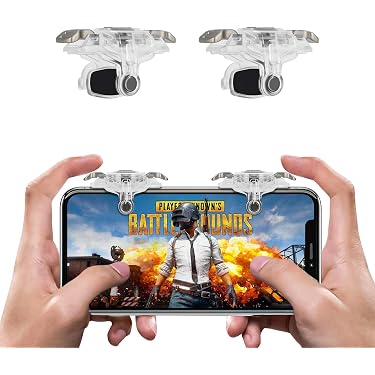 Controller Gamepad Wireless Per Cellulare Lazmin112 Con Grilletti Meccanici, Supporto A Quattro Dita, Impugnatura Ergonomica Per Giochi FPS Su IOS E Android