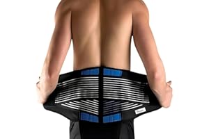 Precision Orthomedics Back Support Belt - Back Braces for Lower Back Pain –Adjustable Double Pull Lumbar Support Belt, Sciatica Belt for lower back support for Men and Women