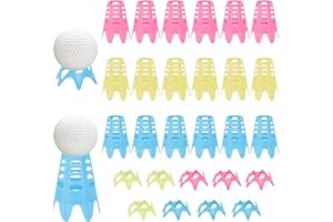 Haisheng tee Golf Tees de Golf Practicas Tees de Golf Goma Tees de Golf Largos Duaderos Profesionales para Estable de Golf con Diferentes Tamaños