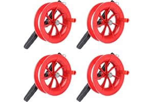Drachenschnur,YouXiaor 4PCS Drachenschnur Seilwinde Seilrolle mit 100m Flying Kite Schnur mit Wickelbrett Fliegen Drachenwerkzeug für Kinder Erwachsene DIY Drachen in Kindergärten Schulen Draussen