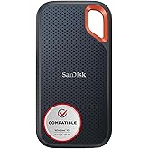 SanDisk Extreme Portable SSD 1 TB (tragbare NVMe SSD, USB-C, bis zu 1.050 MB/s Lesegeschwindigkeit und 1.000 MB/s Schreibgesc