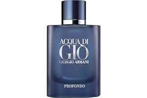 Giorgio Armani Unisex Vaporizador GIORGIO ARMANI ACQUA DI GIO PROFONDO EAU DE PARFUM 75ML VAPORIZER, Black, Only UK